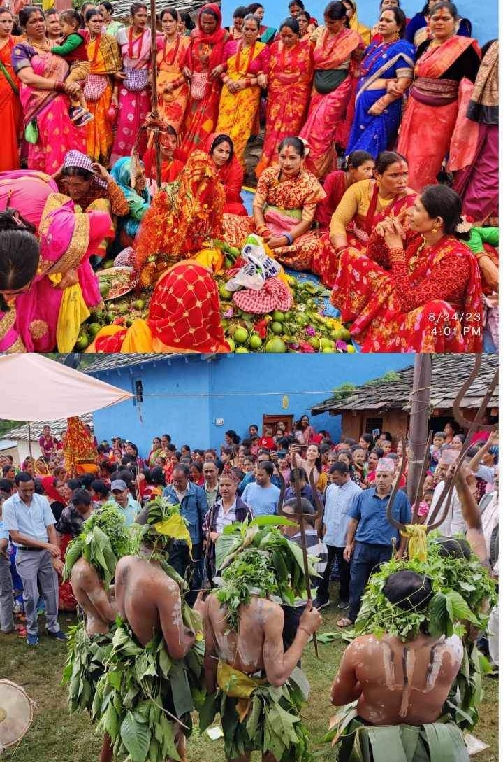 बैतडी देवलहाट गाैरा पुजा